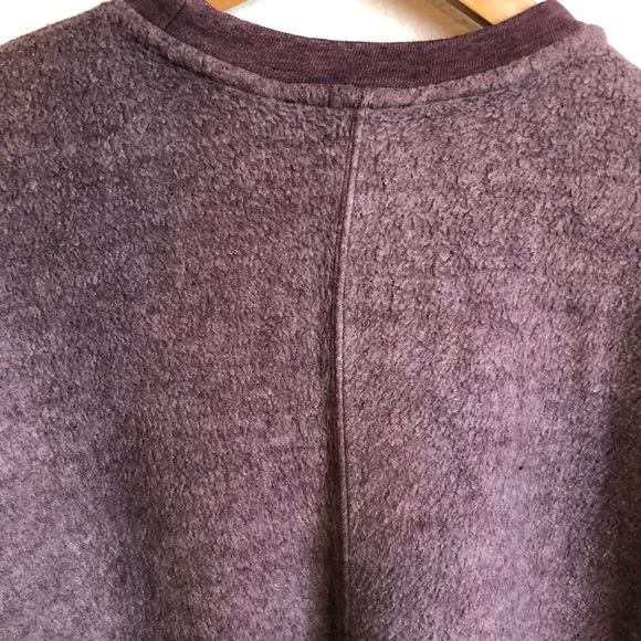 ZELLA Cozy Fleece High/low Sweatshirt In Purple - Picture 11 of 14